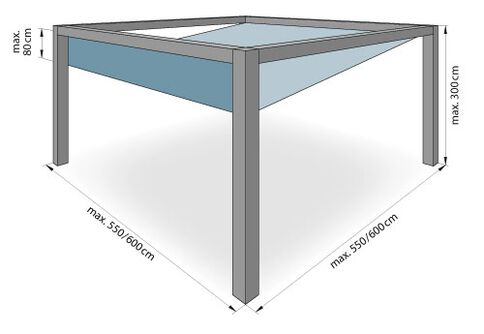 Maßskizze von Q.bus